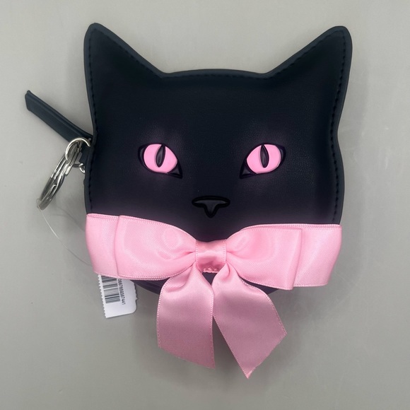 Bath & Body Works Light-Up BLACK CAT PocketBac Holder + Coin Purse + Hand Gel - Picture 6 of 7